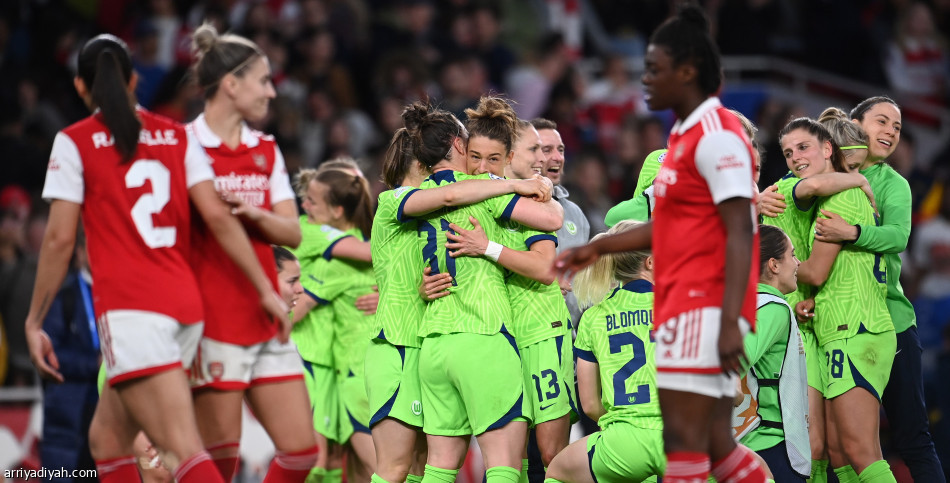 سيدات فولفسبورج يلحقن ببرشلونة في نهائي الأبطال