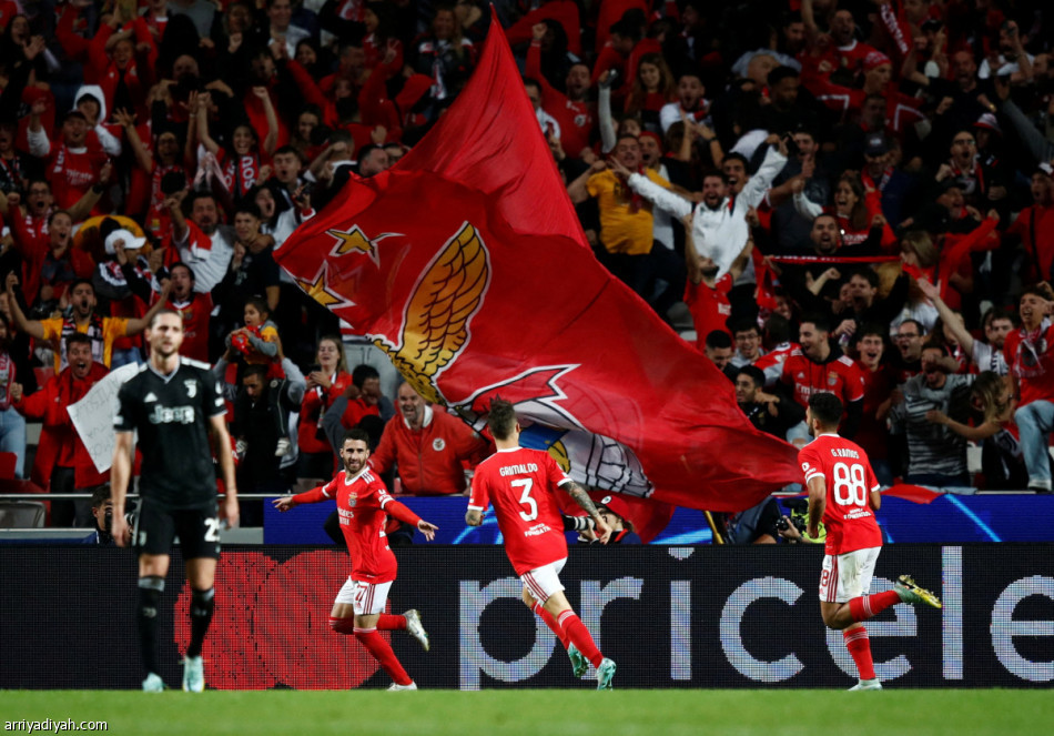 سان جيرمان وبنفيكا يتأهلان.. ويوفنتوس يودع