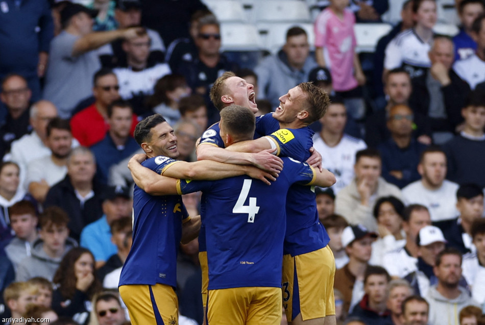 نيوكاسل يضرب فولهام برباعية