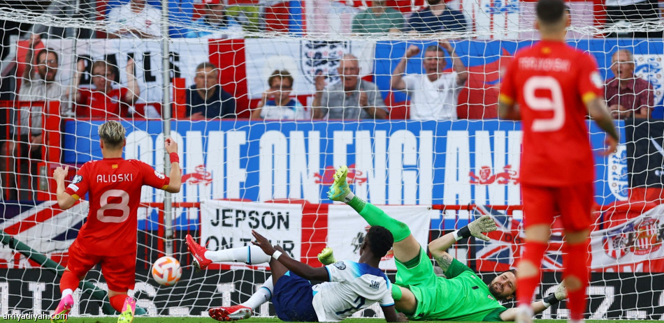 تصفيات يورو.. إنجلترا تسحق مقدونيا بسباعية