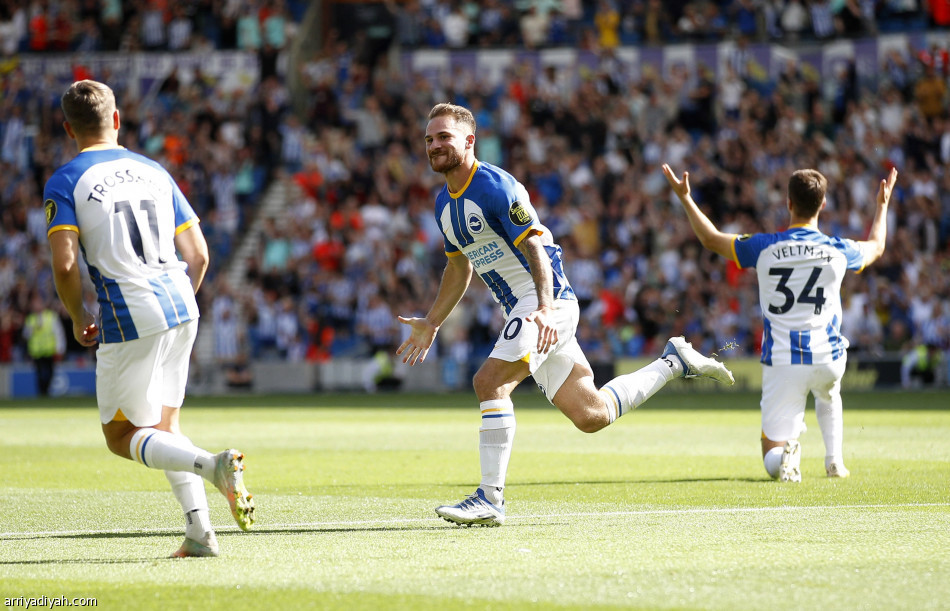 برايتون يعود إلى الانتصارات بخماسية ليستر