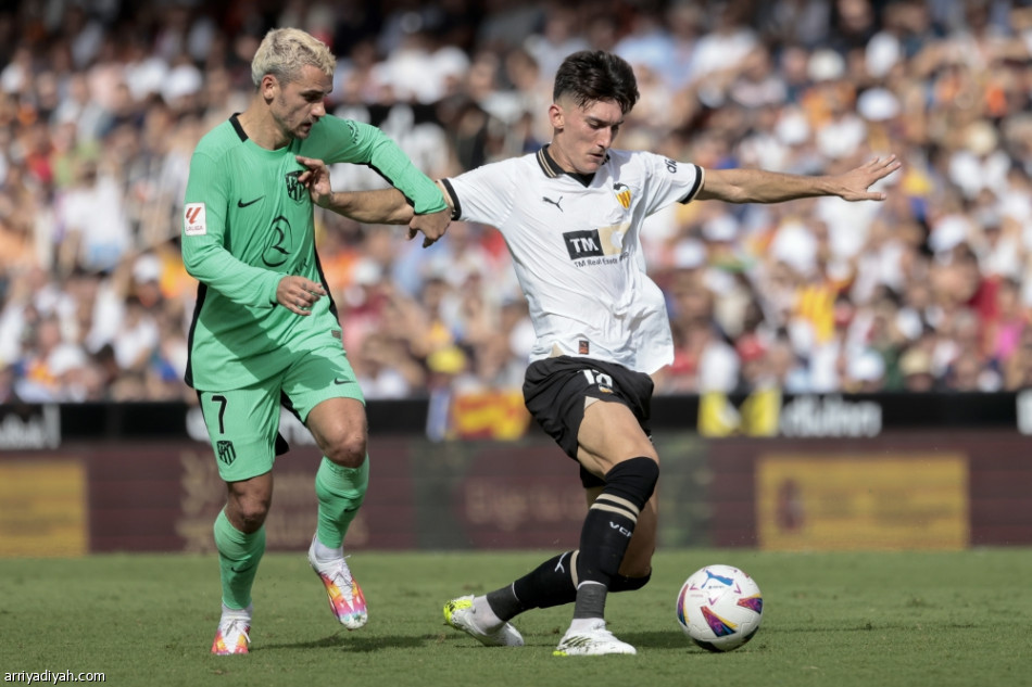 فالنسيا يقسو على أتلتيكو بثلاثية