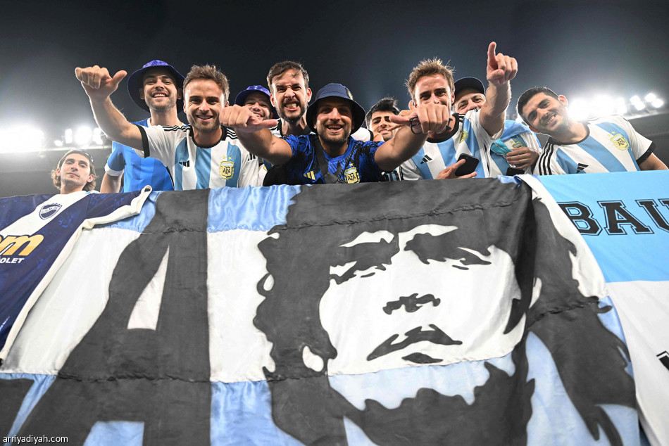 المرة 14.. 
الأرجنتين تعبر