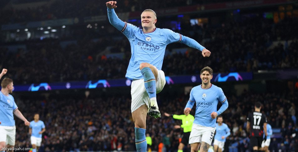 الأبطال.. خماسية هالاند تقود السيتي إلى ربع النهائي