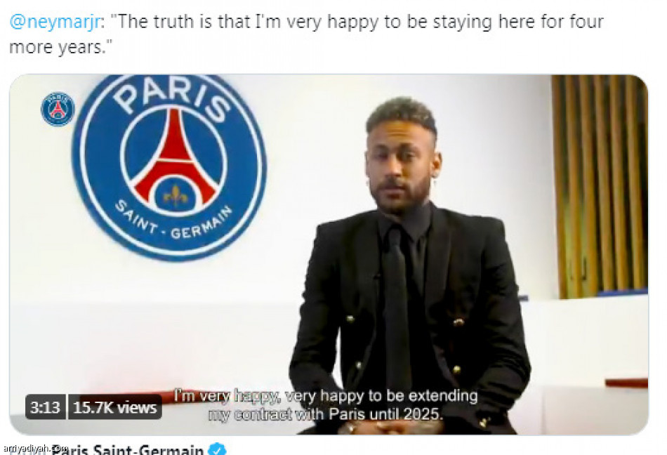 7 ملايين.. 
يتفاعلون مع تجديد عقد نيمار