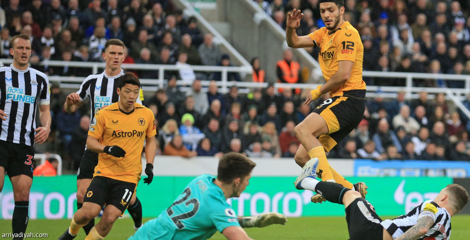 نيوكاسل يعزز حظوظه الأوروبية بثنائية وولفرهامبتون