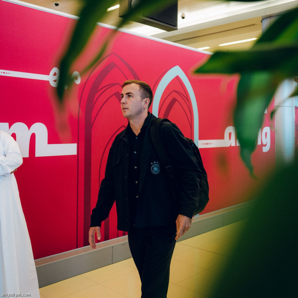 منتخب ألمانيا يصل إلى الدوحة