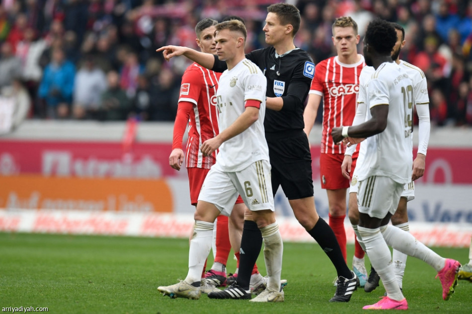 بايرن يثأر من فرايبورج.. ويحافظ على الصدارة