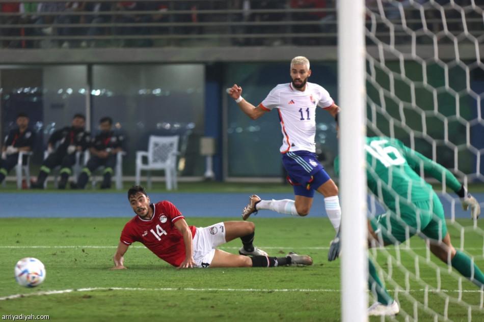 مصر تحبط بلجيكا قبل المونديال